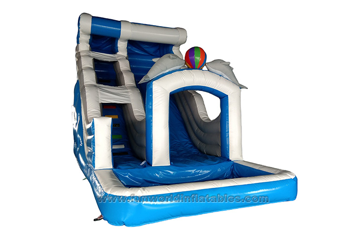 Commercial Inflatable Dolphin Water Slides FWD225